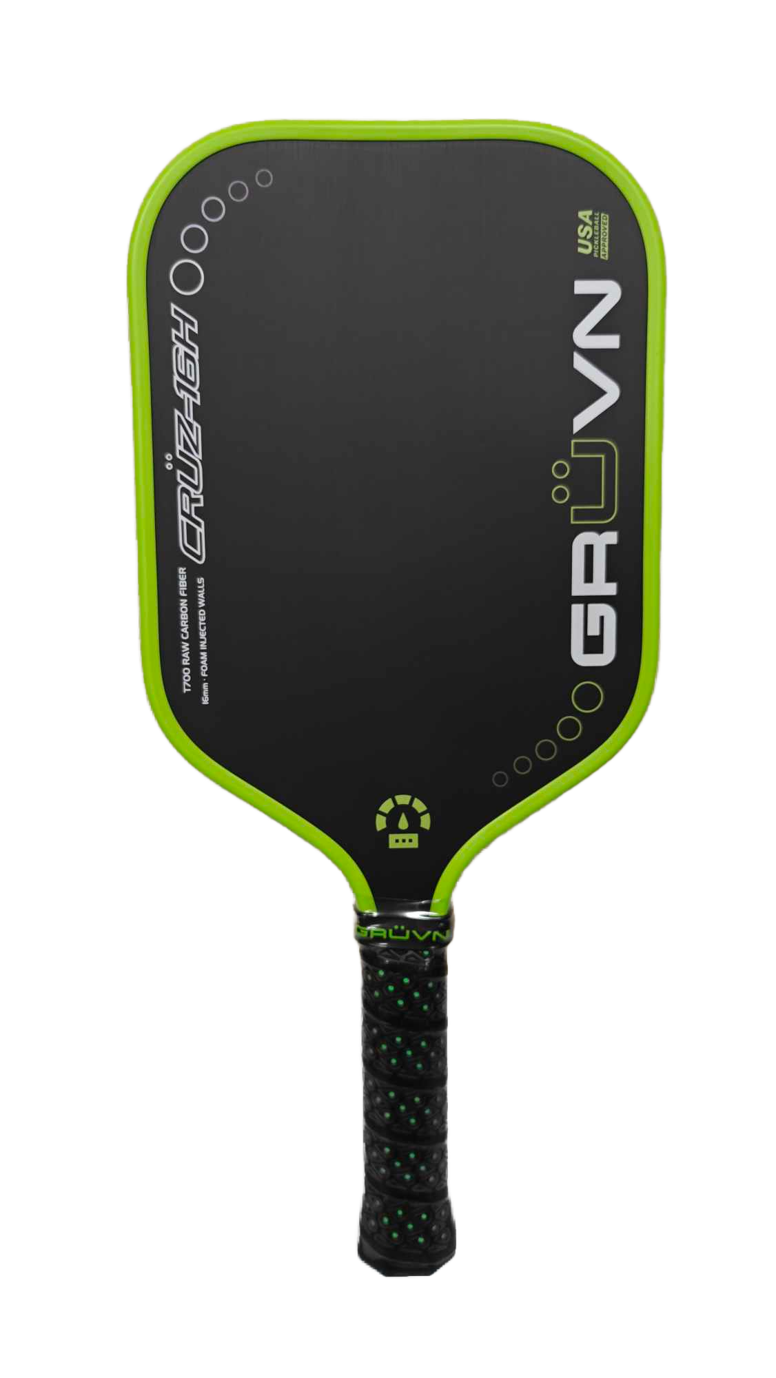 Gruvn Cruz-16H Pickleball Paddle *NEW* SEALED GRIP AND PADDLE COVER